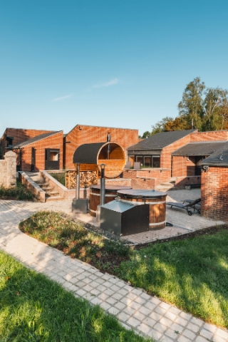 The outdoor areas
